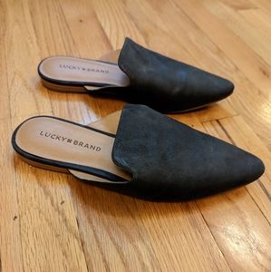 Lucky Brand Flat Mule Loafers Size 7